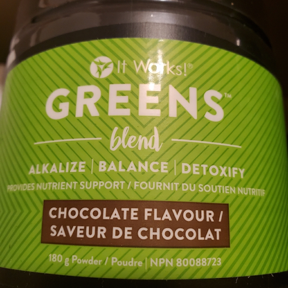 It works Chocolate flavour Greens
